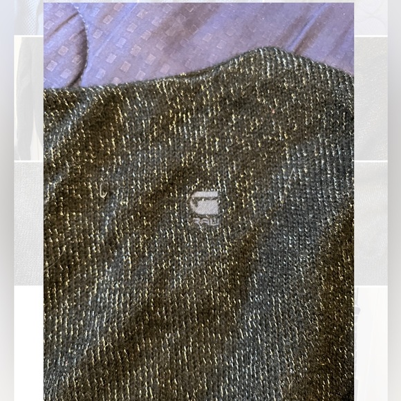 Gently Used G Star Raw Correct Line Knit Cardigan Black Size Small - Picture 5 of 7